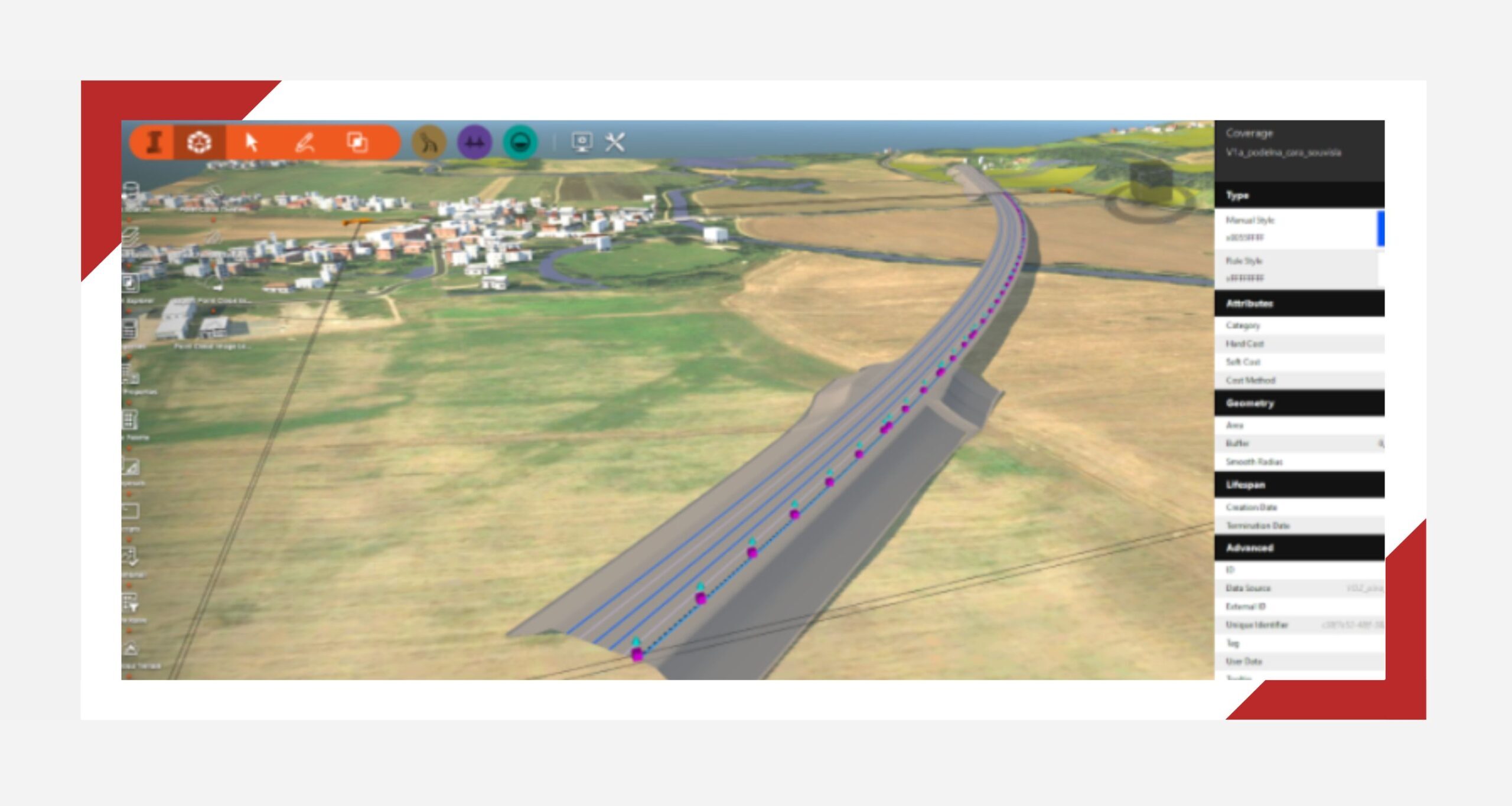 Náhled článku Vodorovné dopravní značení na blogu CADBIM
