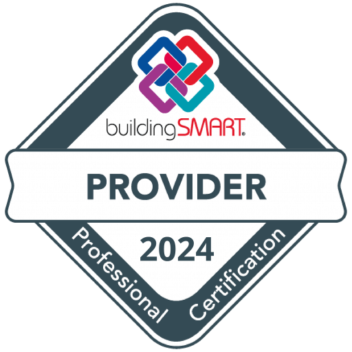 buildingSMART Foundation provider, odznak poskytovatele certifikace