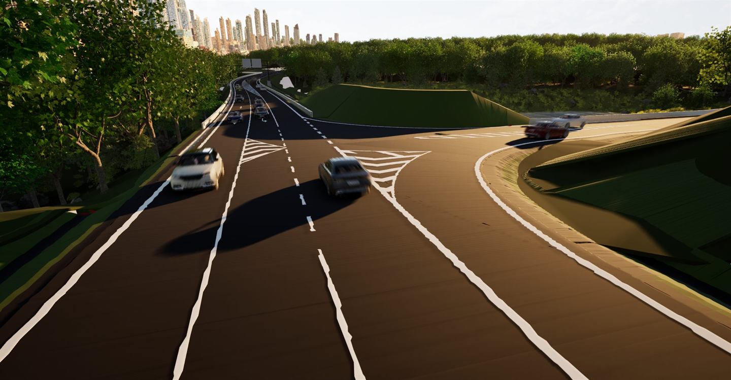 BIM model inženýrské a liniové stavby