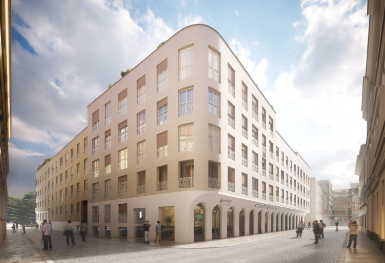 Implementace BIM na projektu městského bloku Nové Lauby, týmová modelace v Revitu LT.